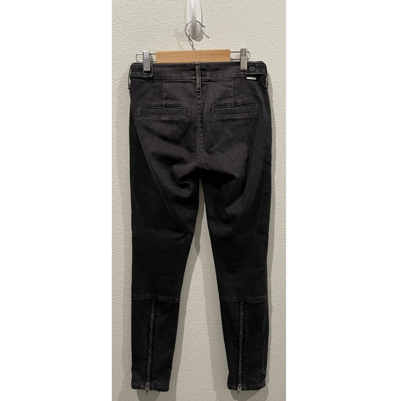 MOTHER Denim Black The Speedster Zip Jeans - Picture 7 of 10